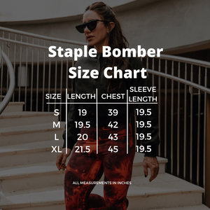 Staple Bomber Jacket By Stefi Cohen